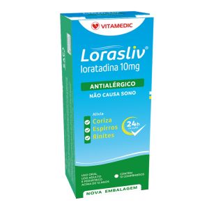 LORASLIV - 10MG 12CP - VITAMEDIC