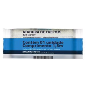 ATADURA CREPOM - 6CMX1,8M - 1UN- NEVE