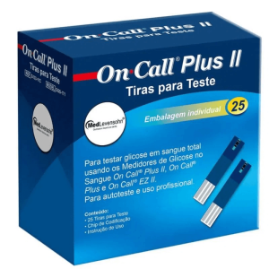 TIRAS DE GLICEMIA ON CALL PLUS II 50 UN - MEDLEVENSOHN