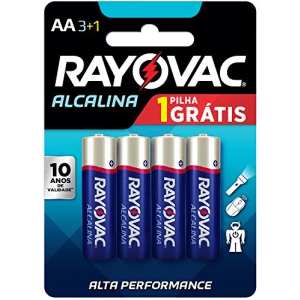 PILHA ALCALINA AA LEV4 PAG3 - RAYOVAC