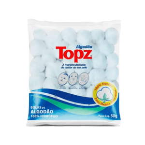 ALGODAO HIDROF BOLA - 50G - TOPZ
