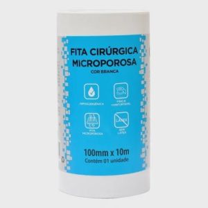FITA MICROPOROSA HIPOALERG CIRURG - 100CMX10M 1UN - CIEX