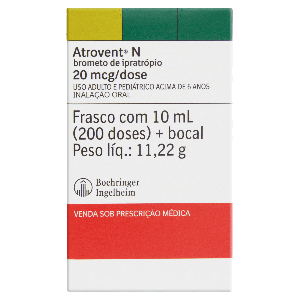 ATROVENT N - 20MCG - FR 200 DOSES - BOEHRINGER