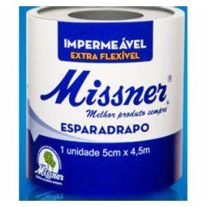 ESPARADRAPO IMPERM BRANCO 5CMX4,5M - 1UN - MISSNER