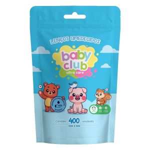 LENCO UMEDECIDOS REFIL 400UN - BABY CLUB