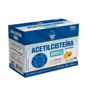 ACETILCISTEINA 600MG 16SACH - HEALTH LABS