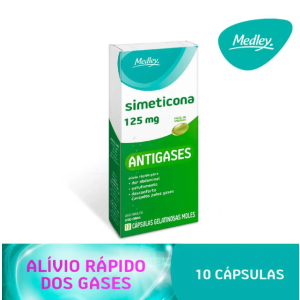 SIMETICONA 125MG 10CAPS - MEDLEY