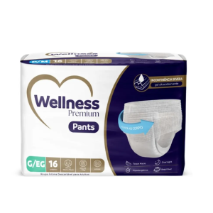 ROUPA INTIMA WELLNESS PREMIUM PANTS G/EG 16UN - CCM
