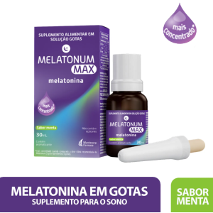 MELATONUM MAX SOL MENTA 30ML - FARMASA