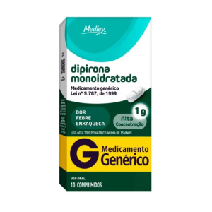 DIPIRONA 1G 10CP - MEDLEY