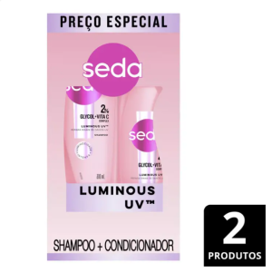 KIT SEDA SHAMP 300ML + COND 190ML GLYCOL + VIT C - SEDA