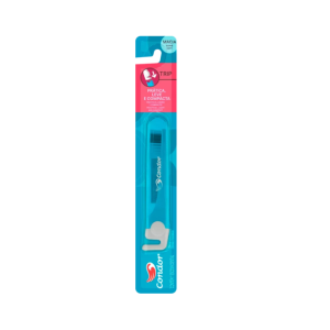 ESCOVA DENTAL COMPACTA PORTATIL TRIP MACIA - CONDOR