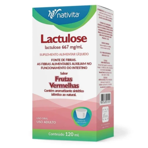 LACTULOSE 667MG/ML XPE 120ML SB FRUTAS VERMELHAS - NATIVITA