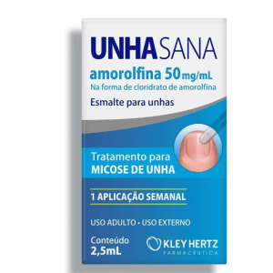 UNHA SANA AMOROLFINA 50MG/ML ESMALTE 2,5ML - HERTZ
