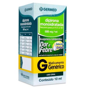 DIPIRONA GTS - 500MG/ML FR 10ML - GERMED