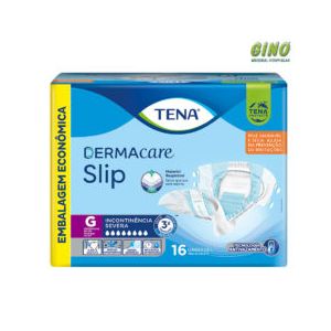 FRALDA GERIAT TENA DERMACARE SLIP G 16UN - TENA