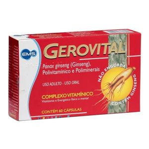 GEROVITAL GINSENG - 60CP - EMS