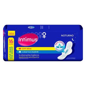 ABSORV INTIMUS NOTURNO SUAVE CAB - 16UN - INTIMUS
