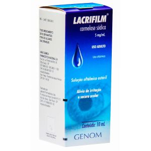 LACRIFILM SOL OFTALM -5MG/ML FR 10ML - UNIAO QUIMICA
