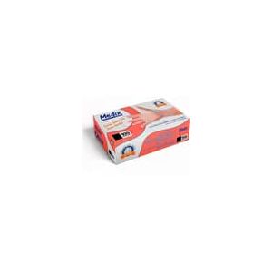 LUVA VINIL M COM PO - 100UN - MEDIX