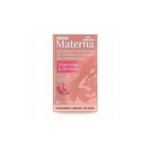 MATERNA VITAMINA E MINERAIS 30CP - NESTLE