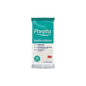ESPONJA DE BANHO PONJITA DUPLA FACE 1UN - 3M