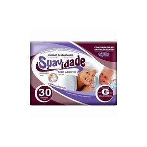 FRALDA DESC GERIAT SUAVIDADE G - 30UN - SUAVIDADE