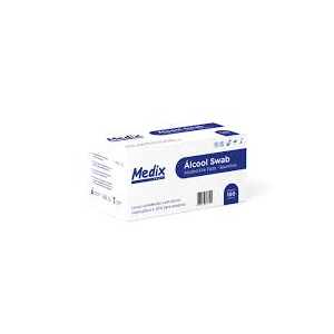 ALCOOL 70 SWAB ANTISSEP - 100UN - MEDIX