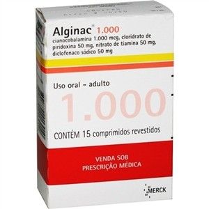 ALGINAC 1+50+50+50MG - 15CP - PG