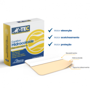 CURATIVO HIDROCOLOIDE MTEC - 10CMX10CM 1UN - MISSNER