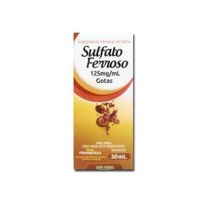 SULFATO FERROSO GTS - 125MG/ML FR 30ML - ARTE NATIVA