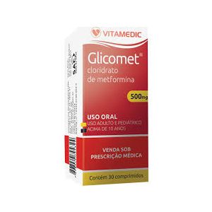 GLICOMET 500MG 30CP - VITAMEDIC