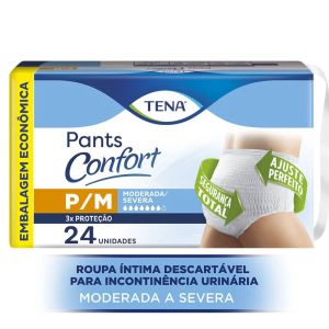 ROUPA INTIMA TENA PANTS CONFORT P M 24UN - TENA