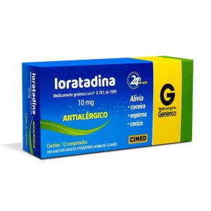 LORATADINA - 10MG 12CP - CIMED