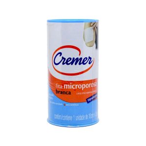 FITA MICROPOROSA HIPOALERG BRANCA - 10CMX10M 1UN - CREMER
