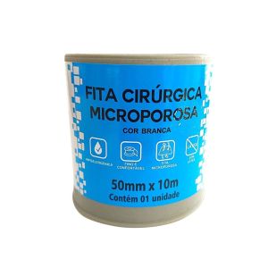 FITA MICROPOROSA HIPOALERG BRANCA - 50MMX10M 1UN - CIEX