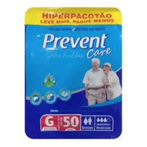 FRALDA DESC GERIAT PREVENT CARE HIPER G - 50UN - PREVENT