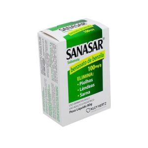 SABONETE BARRA SANASAR - 100MG/G 1UN 80G - KLEY HERTZ