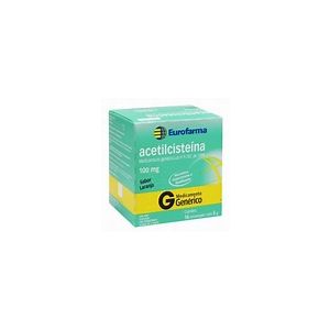 ACETILCISTEINA 100MG SAB LARANJA - 16ENV 5G - EUROFARMA