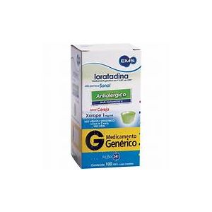LORATADINA XAROPE 1MG/ML SAB CEREJA 100ML - EMS