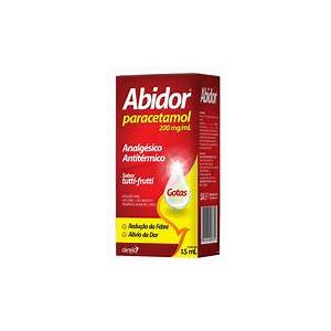 ABIDOR PARACETAMOL GTS 200MG/ML 15ML - AIRELA