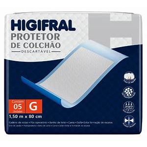 PROTETOR DESCARTAVEL DE COLCHAO G 5UN - HIGFRAL