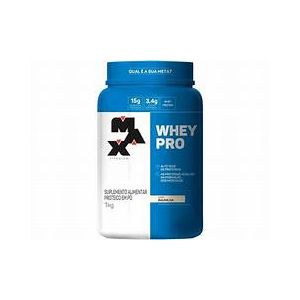 WHEY PRO MAX BAUNILHA 1K POTE - MAX TITANIUM