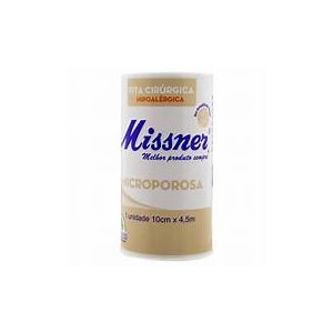 FITA MICROPORE 10CM X 4,5M BEGE - MISSNER