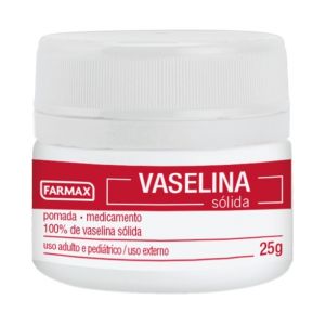 VASEMAX VASELINA SOLIDA GELEIA HIDRATANTE - 25G - FARMAX