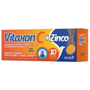 VITAXON C+ZINCO LARANJA - 10CP - AIRELA